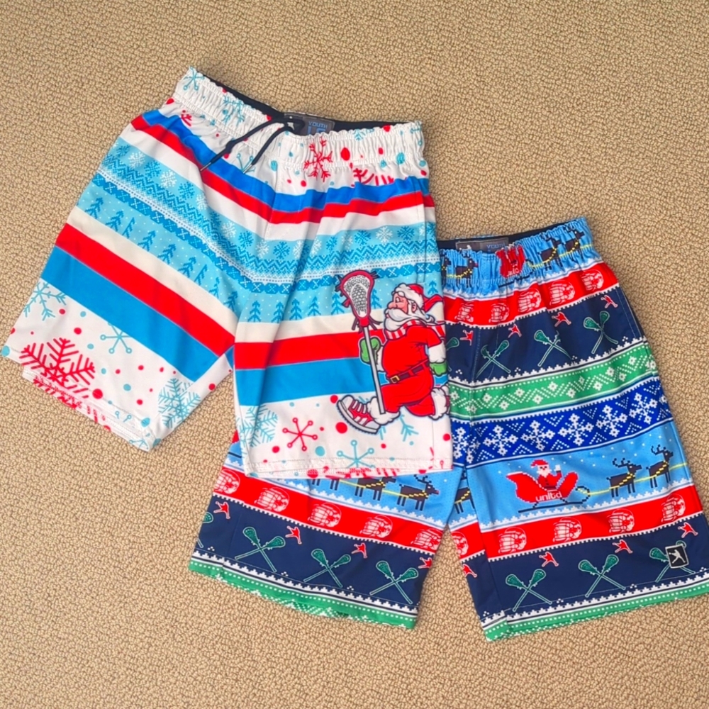 Christmas Lacrosse Shorts